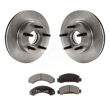 Front Brake Rotors & Ceramic Pad Kit For Ford Ranger Mazda B4000 Explorer B3000 Bronco II K8T-100718