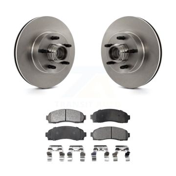 Front Disc Brake Rotors Hub And Ceramic Pads Kit For Ford Ranger Mazda B3000 B2300 B4000 K8T-100729
