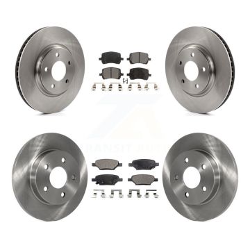 Front Rear Brake Rotor & Ceramic Pad Kit For Chevrolet Malibu Pontiac G5 G6 Cobalt Saturn K8T-100806