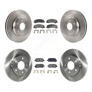 Front Rear Disc Brake Rotors And Ceramic Pads Kit For Chevrolet Impala Limited K8T-100830