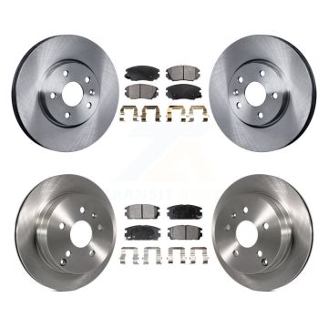 Front Rear Disc Brake Rotors And Ceramic Pads Kit For Chevrolet Equinox GMC Terrain K8T-100862
