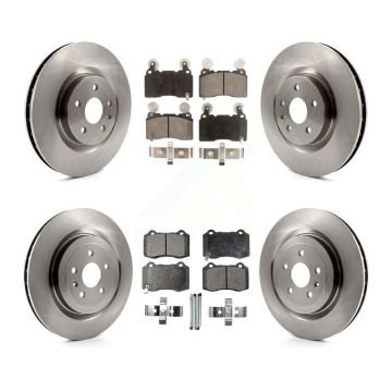 Front Rear Disc Brake Rotors And Ceramic Pads Kit For 2010-2015 Chevrolet Camaro SS K8T-100866