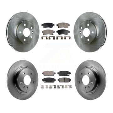 Front Rear Brake Rotor Ceramic Pad Kit For Chevrolet Cruze With 292mm Diameter K8T-100869