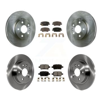 Front Rear Brake Rotor Ceramic Pad Kit For Chevrolet Cruze With 268mm Diameter K8T-100870