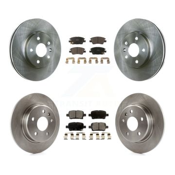 Front Rear Disc Brake Rotors And Ceramic Pads Kit For Chevrolet Cruze Bolt EV Volt EUV K8T-100871