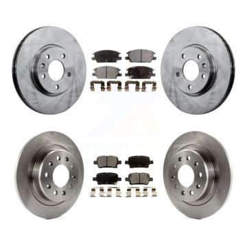 Front Rear Brake Rotor And Ceramic Pad Kit For Chevrolet Equinox GMC Terrain Malibu Buick K8T-100878