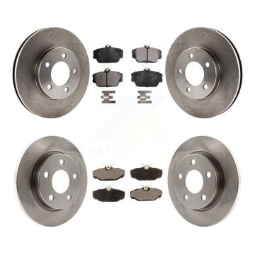 Front Rear Disc Brake Rotors And Ceramic Pads Kit For 1994-1995 Ford Taurus SHO K8T-100886