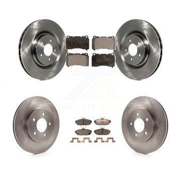 Front Rear Disc Brake Rotor & Ceramic Pad Kit For 2012 Ford Mustang Boss 302 Shelby GT500 K8T-100949