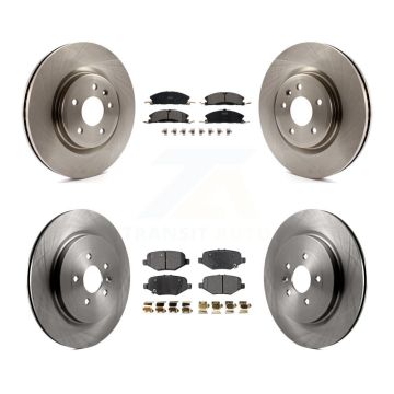 Front Rear Brake Rotors Ceramic Pad Kit For 13 Ford Explorer Sport With Heavy Duty Brakes K8T-100965