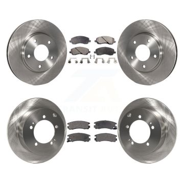 Front Rear Brake Rotor And Ceramic Pad Kit For Chrysler Sebring Mitsubishi Eclipse Galant K8T-101007
