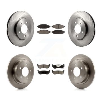 Front Rear Disc Brake Rotors And Ceramic Pads Kit For 2004-2008 Chrysler Pacifica K8T-101026