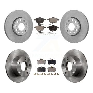 Front Rear Disc Brake Rotors And Ceramic Pads Kit For 1998-1999 Audi A6 K8T-101101