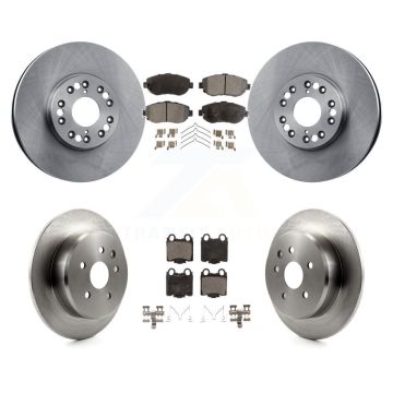 Front Rear Disc Brake Rotors And Ceramic Pads Kit For Lexus SC430 IS300 GS300 GS400 GS430 K8T-101118