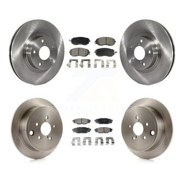 Front Rear Brake Rotor Ceramic Pad Kit For Subaru Impreza Outback Sport 2.5i Premium K8T-101121