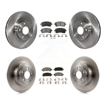 Front Rear Disc Brake Rotors And Ceramic Pads Kit For Subaru Legacy Outback K8T-101125