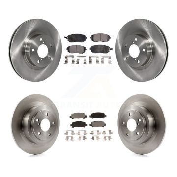 Front Rear Disc Brake Rotors And Ceramic Pads Kit For Subaru Legacy K8T-101128
