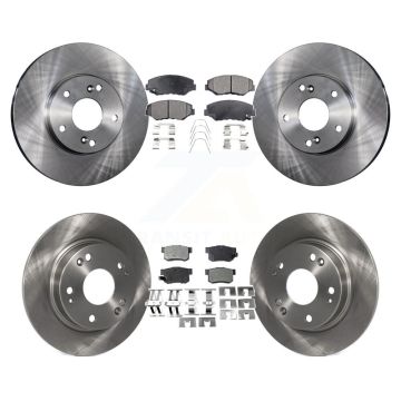 Front Rear Disc Brake Rotors And Ceramic Pads Kit For Honda Civic Acura ILX K8T-101138
