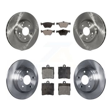 Front Rear Disc Brake Rotor & Ceramic Pad Kit For Chrysler Crossfire Mercedes-Benz SLK320 K8T-101144