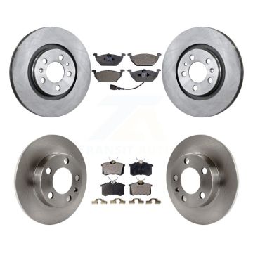 Front Rear Disc Brake Rotors And Ceramic Pads Kit For Volkswagen Jetta Golf City Beetle K8T-101147