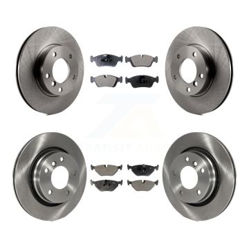Front Rear Brake Rotors Ceramic Pad Kit For BMW 328i 328is With 294mm Diameter Rotor K8T-101149