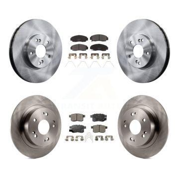 Front Rear Disc Brake Rotors And Ceramic Pads Kit For Honda Accord Acura TSX K8T-101153