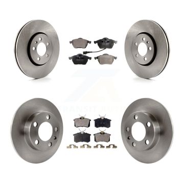 Front Rear Disc Brake Rotors And Ceramic Pads Kit For Volkswagen Jetta Golf Beetle K8T-101162
