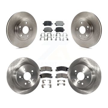 Front Rear Disc Brake Rotors And Ceramic Pads Kit For 1999-2001 Lexus RX300 AWD K8T-101166