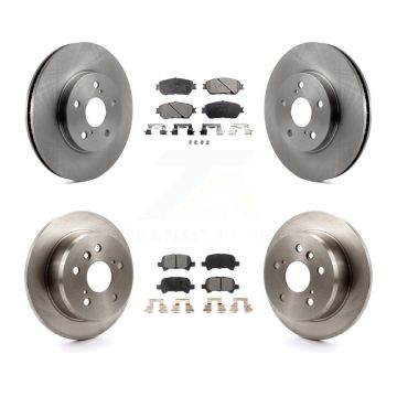 Front Rear Disc Brake Rotors And Ceramic Pads Kit For Toyota Solara Avalon K8T-101208