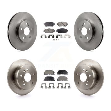 Front Rear Disc Brake Rotors And Ceramic Pads Kit For 2002-2003 Lexus ES300 K8T-101209
