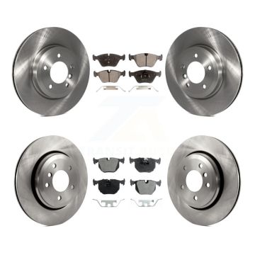 Front Rear Disc Brake Rotors And Ceramic Pads Kit For BMW 330Ci 330i 330xi K8T-101222