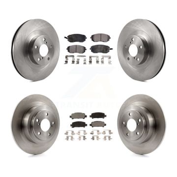 Front Rear Disc Brake Rotors And Ceramic Pads Kit For Subaru Outback Legacy Baja K8T-101245