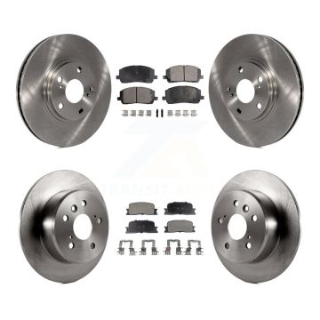 Front Rear Disc Brake Rotors And Ceramic Pads Kit For 2001-2003 Toyota Highlander FWD K8T-101248