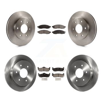 Front Rear Brake Rotor & Ceramic Pad Kit For Nissan TITAN Pathfinder Armada INFINITI QX56 K8T-101255