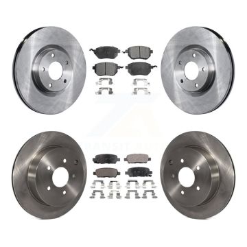 Front Rear Disc Brake Rotors And Ceramic Pads Kit For Nissan Murano INFINITI FX35 FX45 K8T-101261