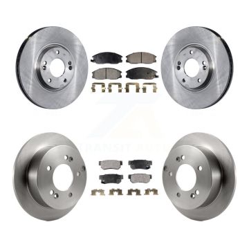 Front Rear Disc Brake Rotors And Ceramic Pads Kit For Hyundai XG350 K8T-101271
