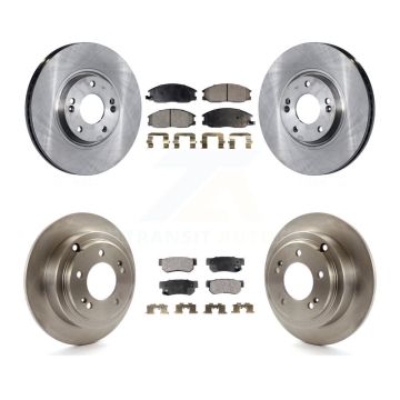 Front Rear Disc Brake Rotors And Ceramic Pads Kit For 2004-2006 Kia Amanti K8T-101272