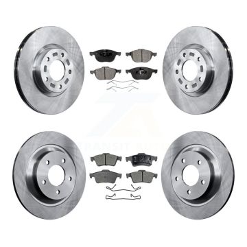 Front Rear Disc Brake Rotors And Ceramic Pads Kit For 2006 Mazda 5 To 02 06 K8T-101278