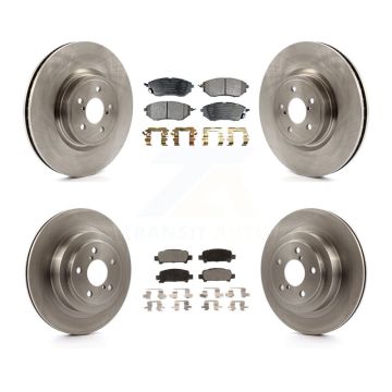 Front Rear Disc Brake Rotors And Ceramic Pads Kit For Subaru Legacy K8T-101306