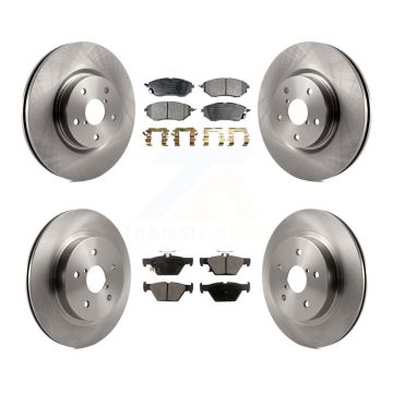 Front Rear Disc Brake Rotors And Ceramic Pads Kit For Subaru Outback WRX Legacy K8T-101317