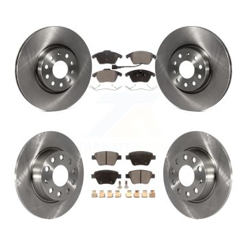 Front Rear Disc Brake Rotors And Ceramic Pads Kit For Volkswagen Beetle GTI K8T-101322