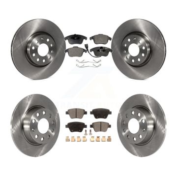 Front Rear Disc Brake Rotors And Ceramic Pads Kit For 2012-2014 Volkswagen Passat K8T-101326