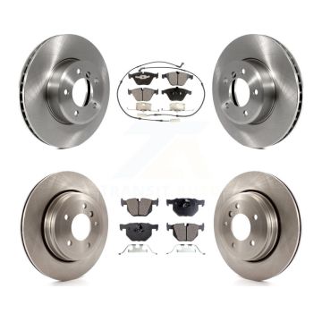 Front Rear Disc Brake Rotors And Ceramic Pads Kit For BMW 530i 525i 528i K8T-101329