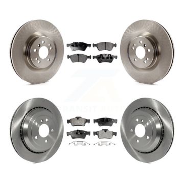 Front Rear Brake Rotors & Ceramic Pad Kit For Mercedes-Benz ML350 GL350 GL320 GL450 GL550 K8T-101334