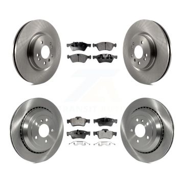 Front Rear Disc Brake Rotors And Ceramic Pads Kit For Mercedes-Benz ML500 R320 R350 R500 K8T-101336
