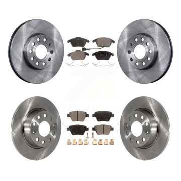 Front Rear Disc Brake Rotors And Ceramic Pads Kit For Volkswagen Beetle K8T-101343