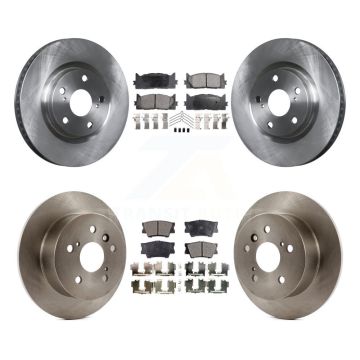 Front Rear Disc Brake Rotors And Ceramic Pads Kit For Toyota Camry Lexus ES350 Avalon K8T-101370