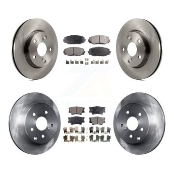 Front Rear Disc Brake Rotors And Ceramic Pads Kit For Toyota RAV4 Lexus HS250h K8T-101376