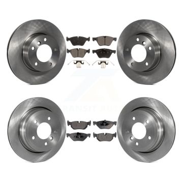 Front Rear Disc Brake Rotors And Ceramic Pads Kit For BMW 328i 328xi 325xi K8T-101380