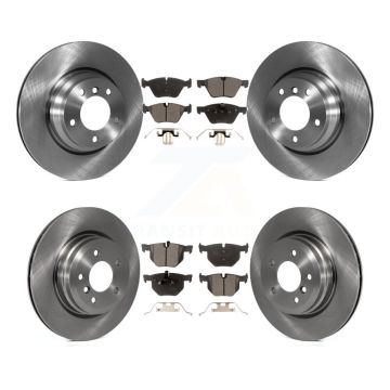 Front Rear Disc Brake Rotors And Ceramic Pads Kit For 2006 BMW 330i 330xi K8T-101384