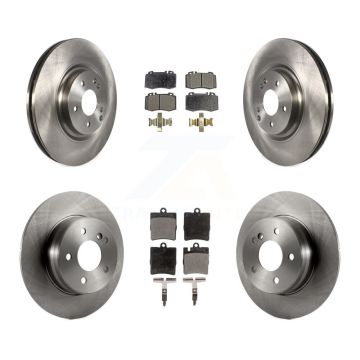Front Rear Disc Brake Rotors And Ceramic Pads Kit For Mercedes-Benz C230 SLK350 C320 K8T-101400
